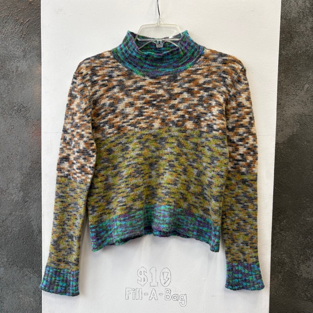 Fabrizio Del Carlo Vintage Multicolor Wool Sweater
